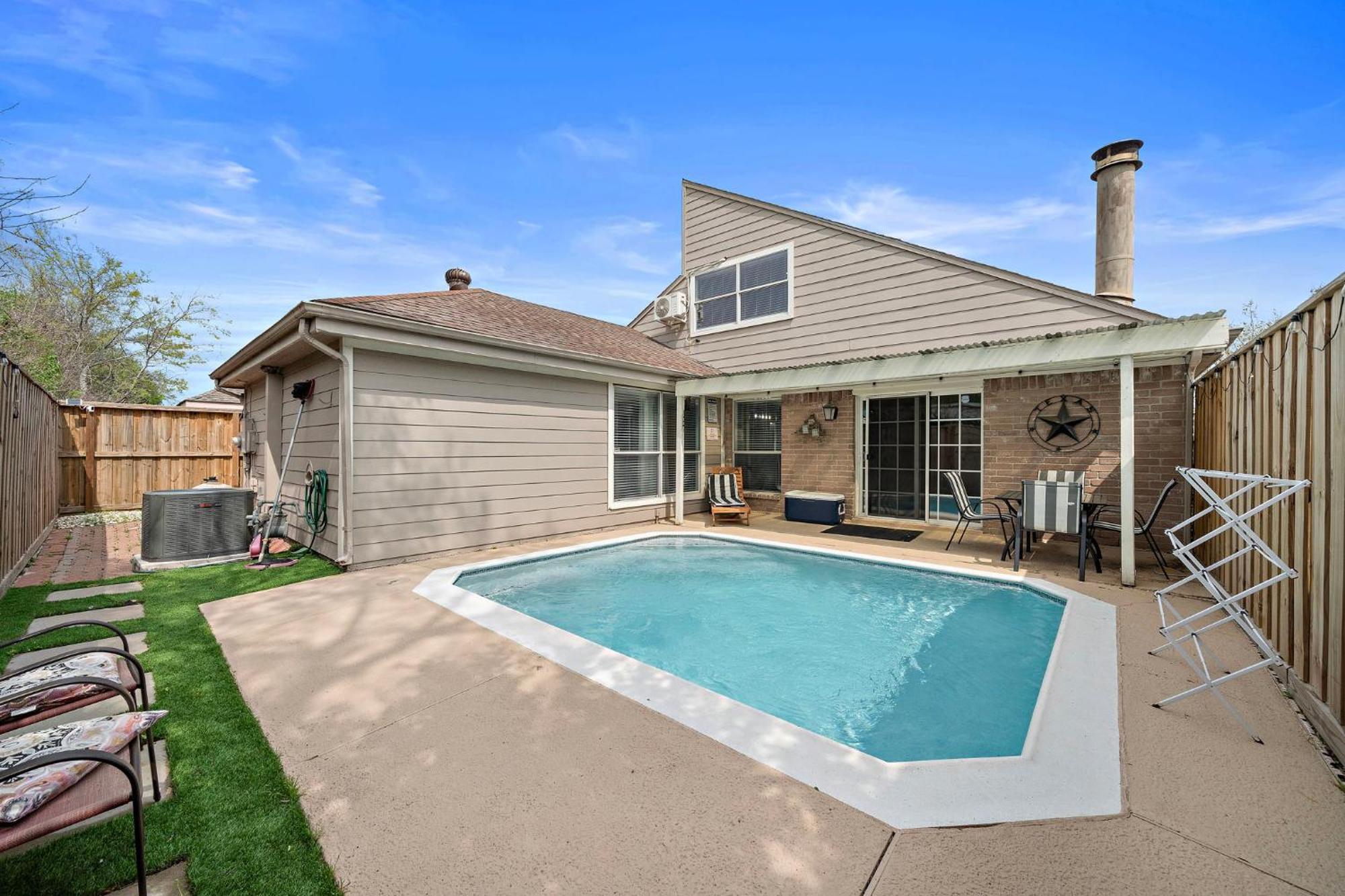 Houston Pool Getaway Games Parking Wifi Pet Villa Exterior foto