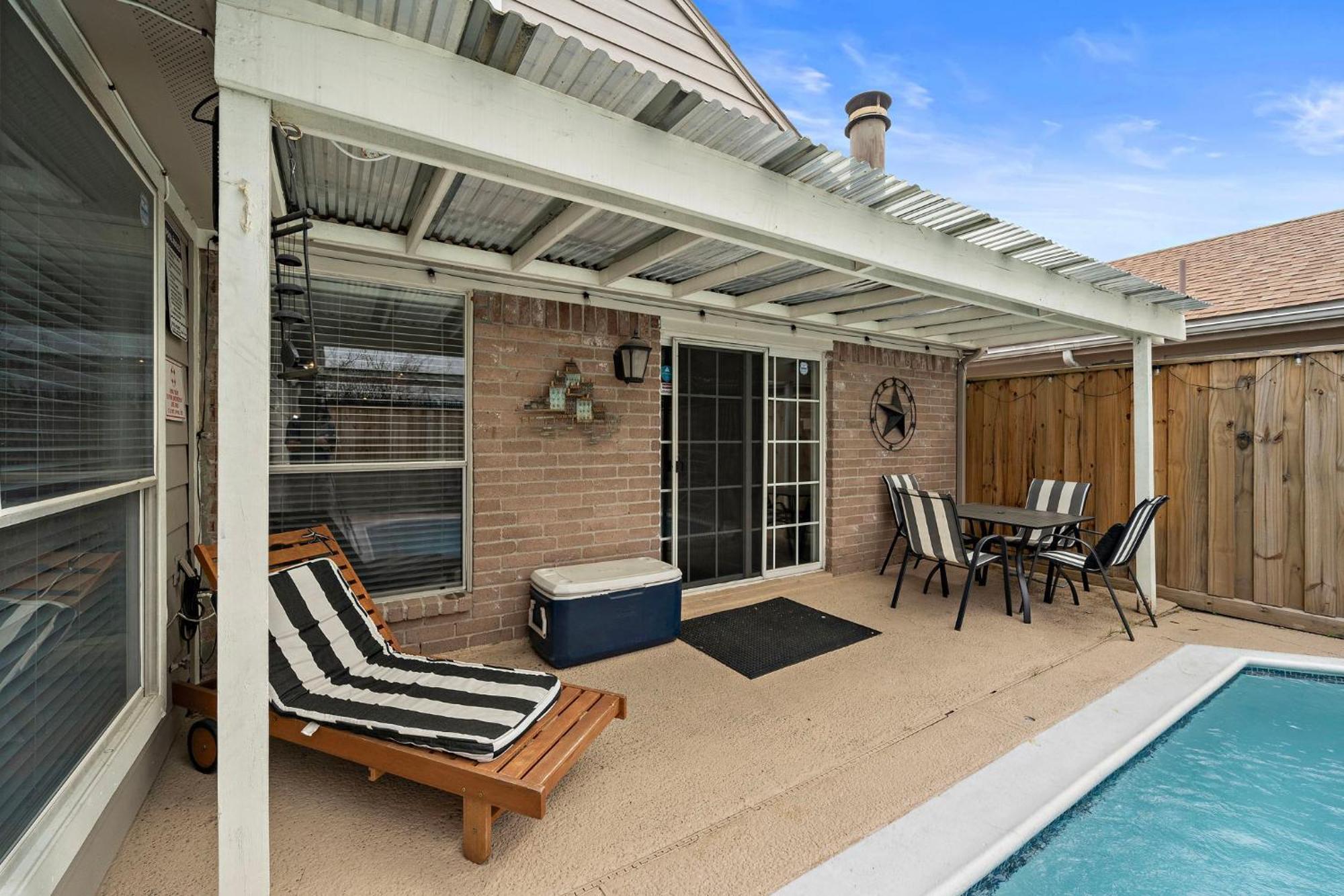 Houston Pool Getaway Games Parking Wifi Pet Villa Exterior foto